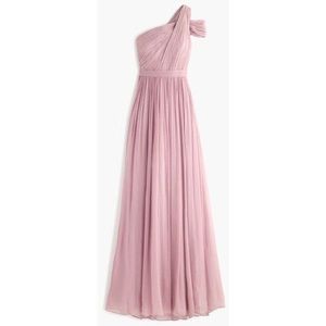 J. Crew Bridesmaid Cara Long Dress 100% Silk
